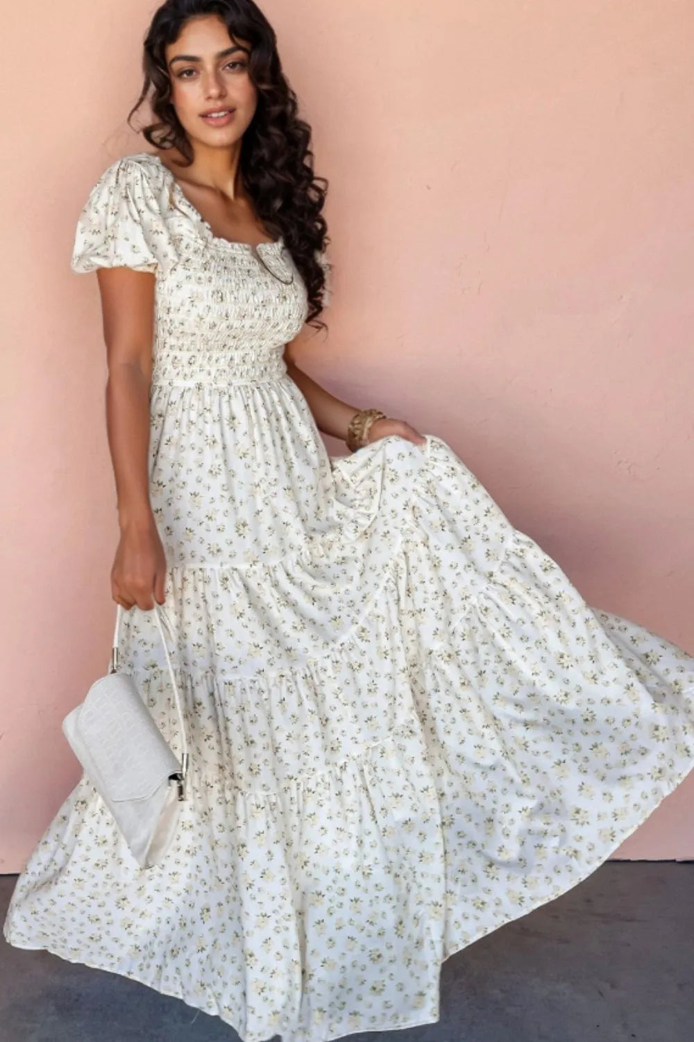 Floral Comfort Maxi Dress