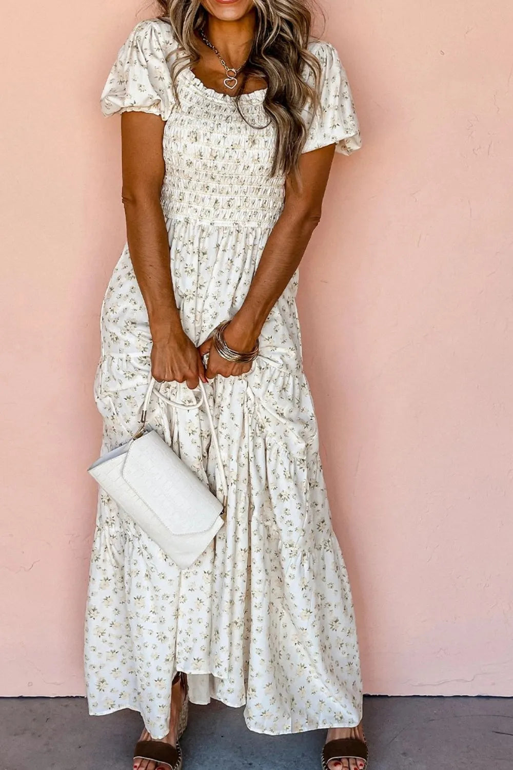 Floral Comfort Maxi Dress