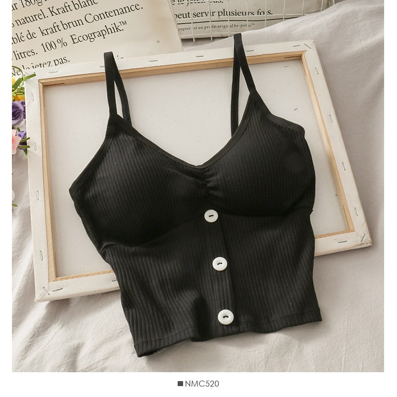 Woman Knitted Tank Top